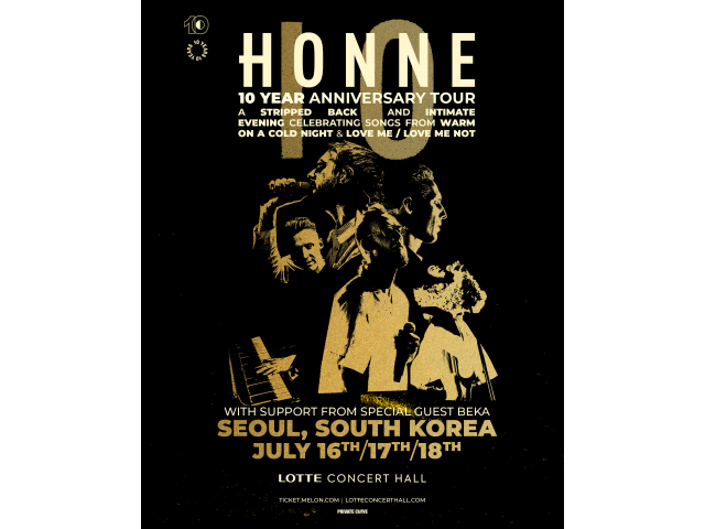 혼네 10주년 기념 내한공연 <HONNE: 10 YEAR ANNIVERSARY TOUR IN SEOUL>