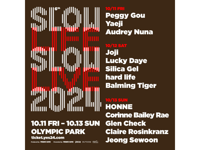 [The 6th SLOW LIFE SLOW LIVE 2024] 라인업 공개 & 티켓 오픈 안내